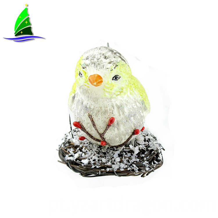 Decorações de pássaro de vidro Glass bird Decorations